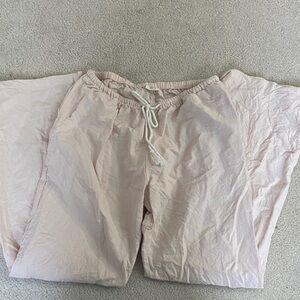 Brandy Melville Light Pink Striped Pants